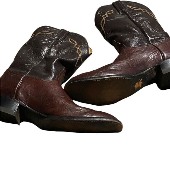 Tony Lama size 12 D western leather boots see pics awesome condition see pics main image 5